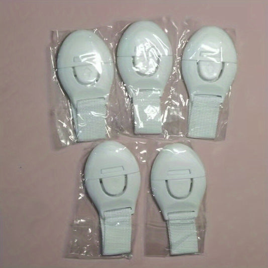 5pcs Safety Cabinet Lock Proof Security Protector Drawer Door Cabinet Lock