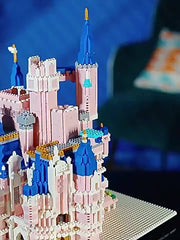 2800 pcs Pink Castle Building Blocks Set Ideal Birthday Gift