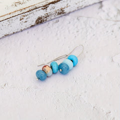 Boho Turquoise Bead Earrings