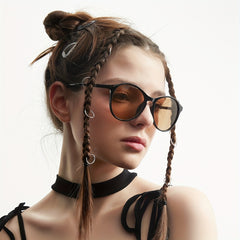 Y2K Round Sunglasses Anti Glare UV400
