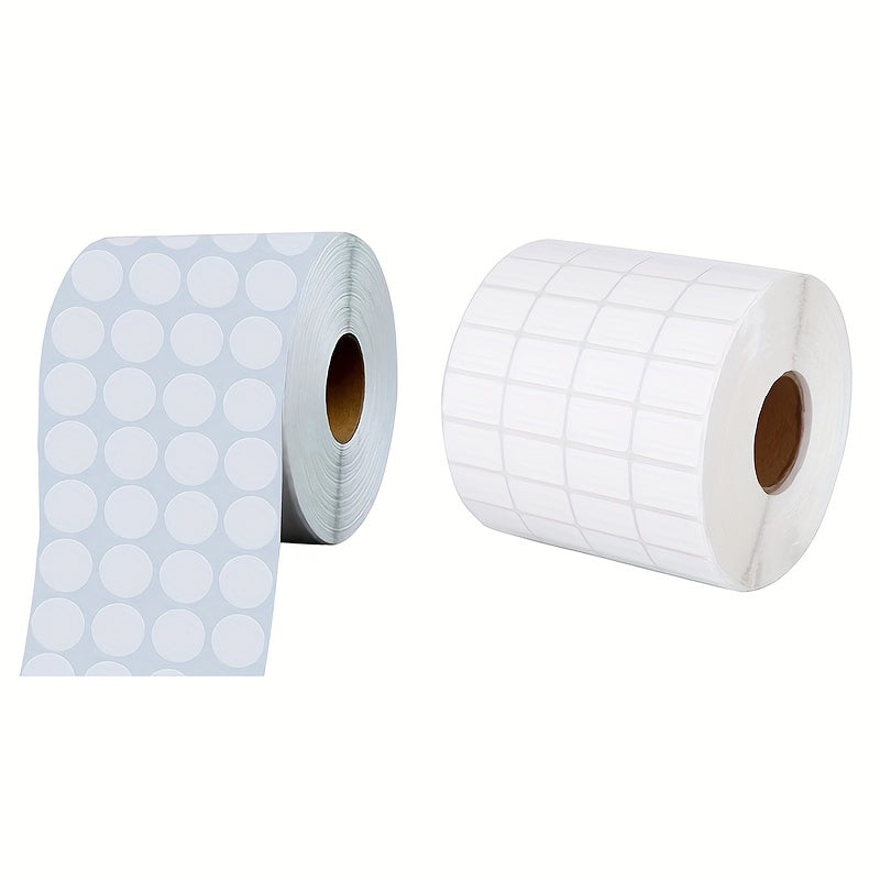 500pcs Blank Label Paper for Diamond Painting - Square Round Shape