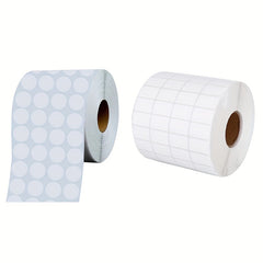 500pcs Blank Label Paper for Diamond Painting - Square Round Shape
