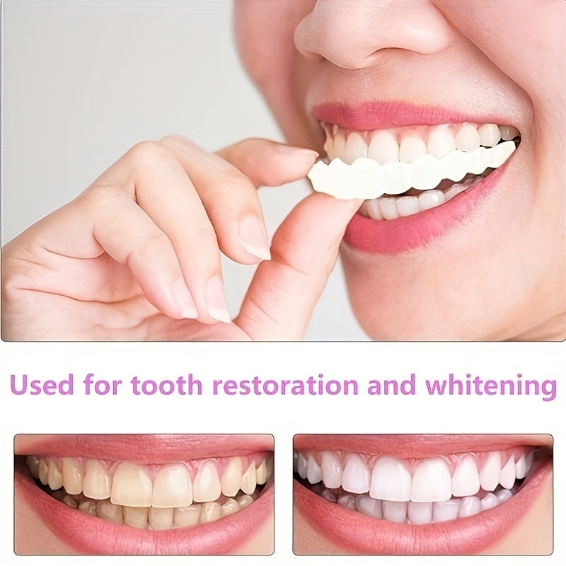 Dental Braces Simulation Orthodontic Veneer Upper Lower Teeth Whitening