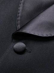 Shining Lapel Tuxedo Jacket Men s Casual Dinner Jacket For Wedding Banquet
