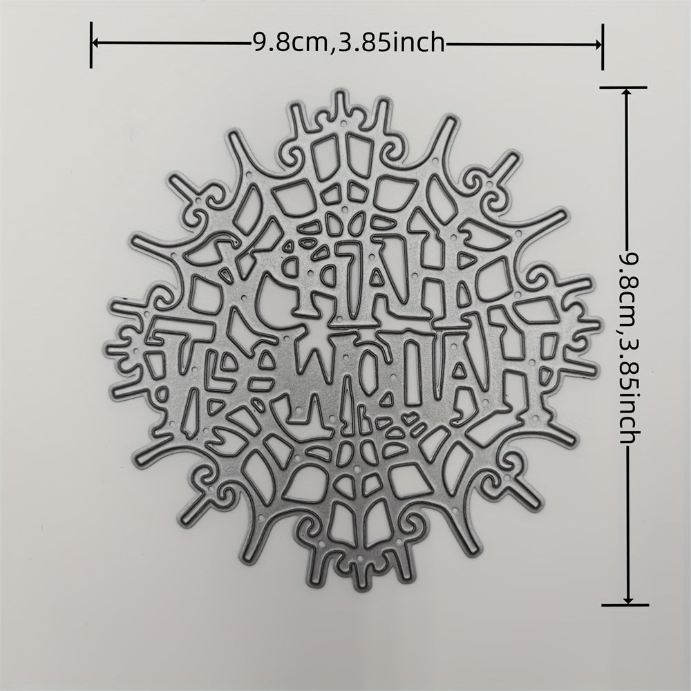 Halloween Witch Cat Spider Web Cutting Mold DIY Scrapbooking Craft Decoration