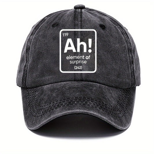 Vintage Baseball Cap Adjustable Trucker Hat for Outdoor Fishing Hiking
