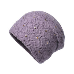 Knitted Winter Beanie Hat for Women