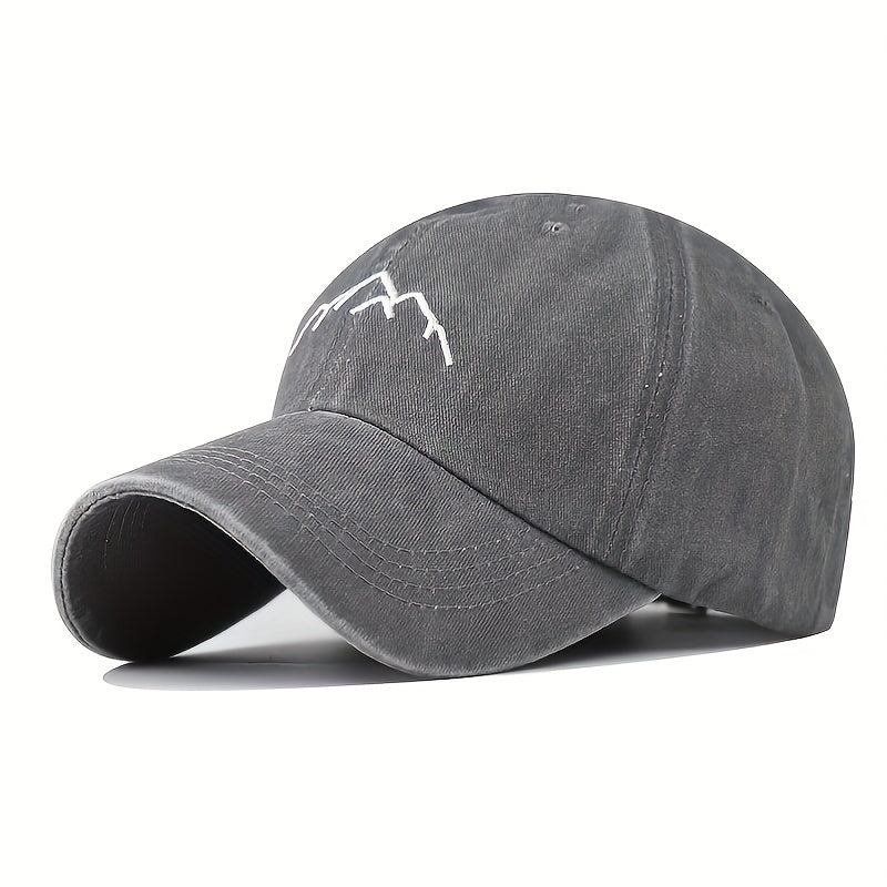 Vintage Embroidered Outdoor Baseball Cap for Sun Protection
