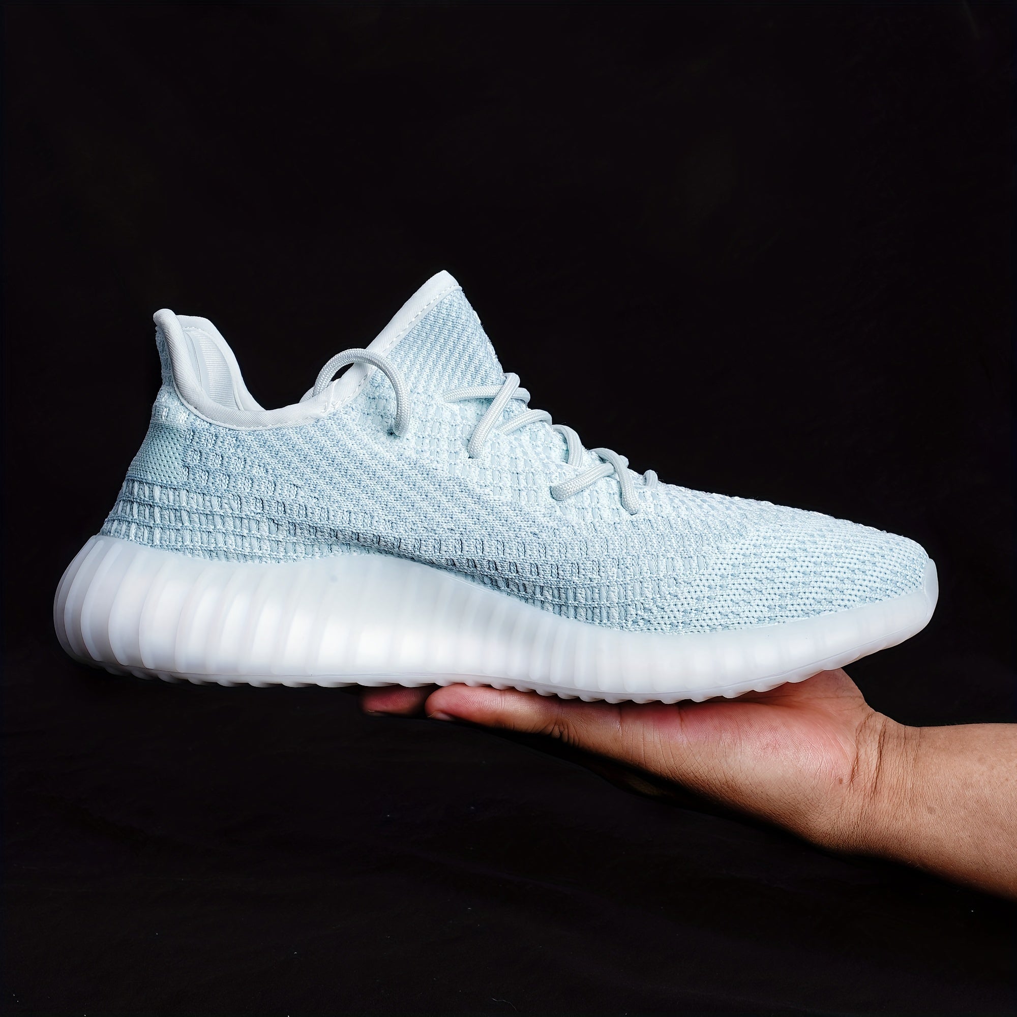 Men's Breathable Knit Sneakers Lightweight Running Shoes