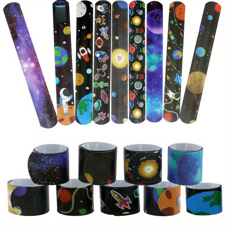 10pcs Space Themed Bracelets & Rings Set for Kids