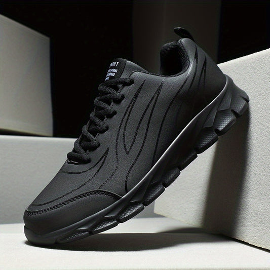 Men's Lace up Sneakers Anti skid Athletic Shoes