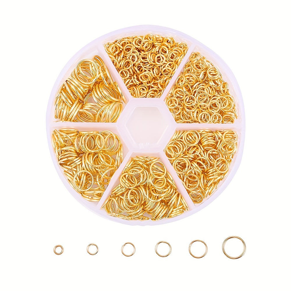 6 Sizes Open Jump Rings 4mm 5mm 6mm 7mm 8mm 10mm Jewelry Making Accessories