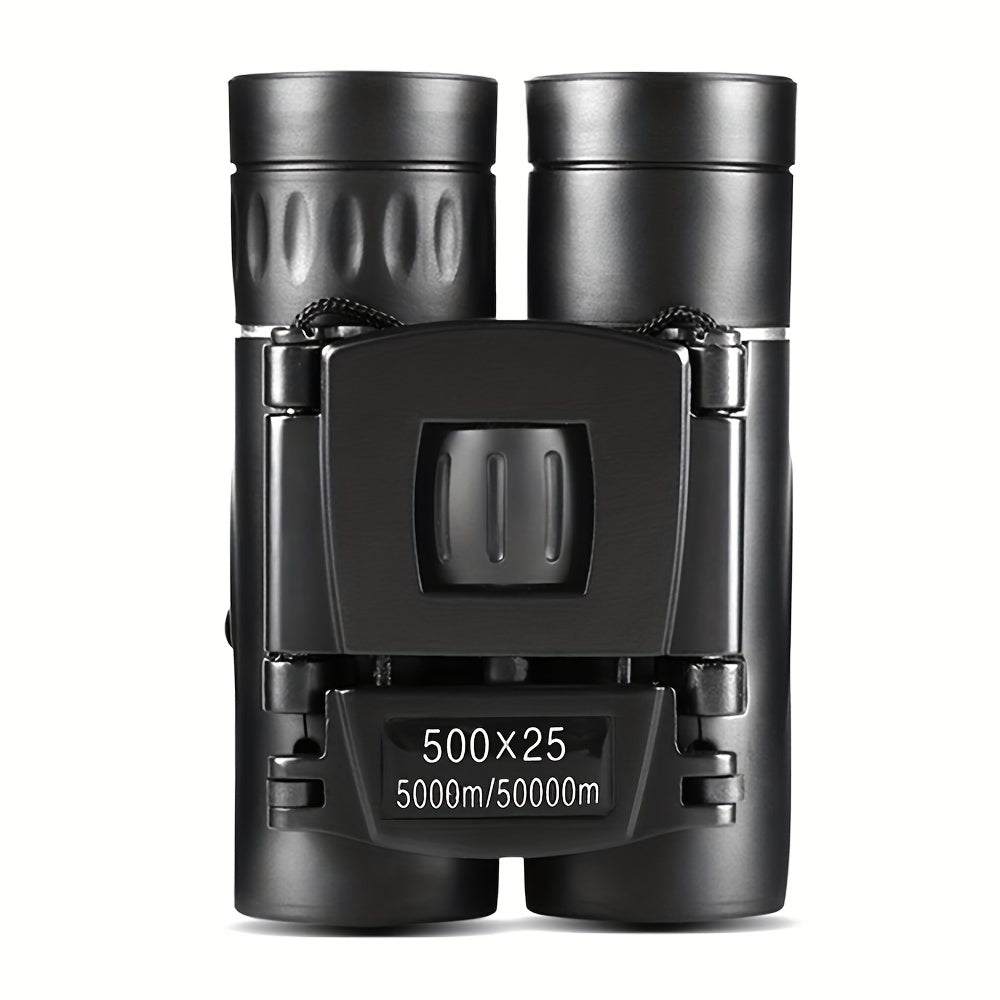 HD Binoculars BAK4 Prism Portable Foldable for Outdoor Camping Hiking