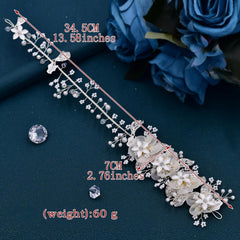 Bridal Flower Headband Wedding Hair Accessory