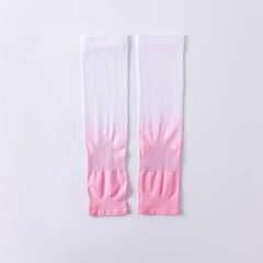Gradient UV Protection Ice Sleeve for Summer Outdoor Driving Cycling Gloves