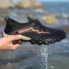 Men's Lightweight Hiking Shoes Breathable Mesh Non Slip Buckle
