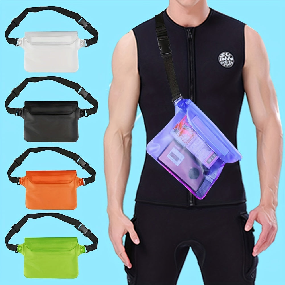 Waterproof Swimming Diving Bag PVC Waist Pack Shoulder Bag