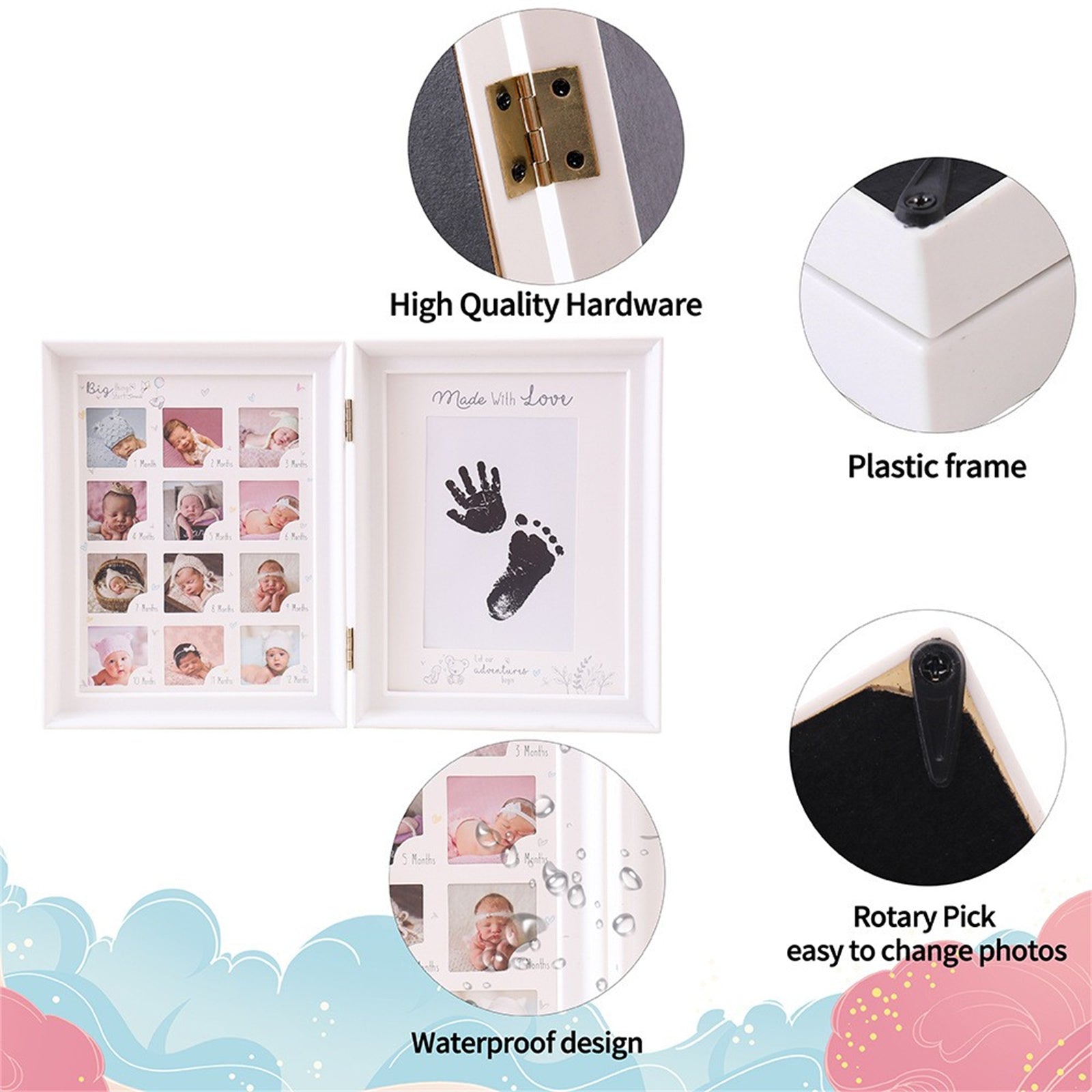 Baby Handprint and Footprint Kit - Capture Your Newborn's Prints