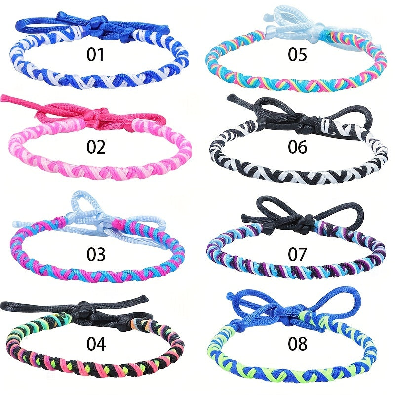 Colorful Boho Braided Bracelet for Summer Style and Birthday