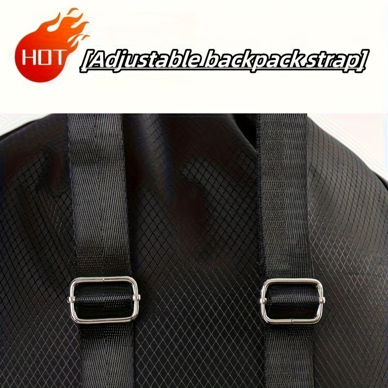 Basketball Storage Bag Drawstring Backpack with Shoe Compartment