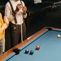 Billiards Cue Ball for Training and Practice with Clear Lines and Dots