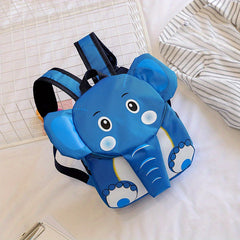 Elephant Shape Kid's School Bag with Adjustable Straps