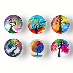 Colorful Life Tree Fridge Magnets Decorative Magnets Locker Magnets
