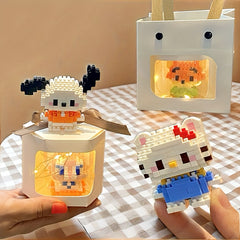 Cartoon Puzzle Building Blocks Holiday Party Small