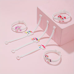 Cartoon Unicorn PVC Bracelet Adjustable Bangle