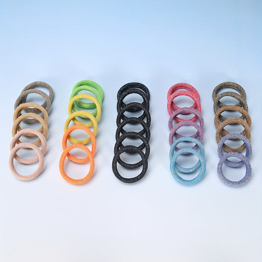 Sequin Hair Ties No Damage Hair Style Accessory