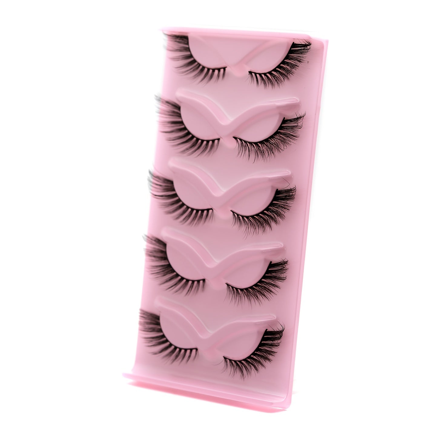 5 Pairs Fox Eye False Eyelashes Natural Volume Curling Makeup Lash Extension