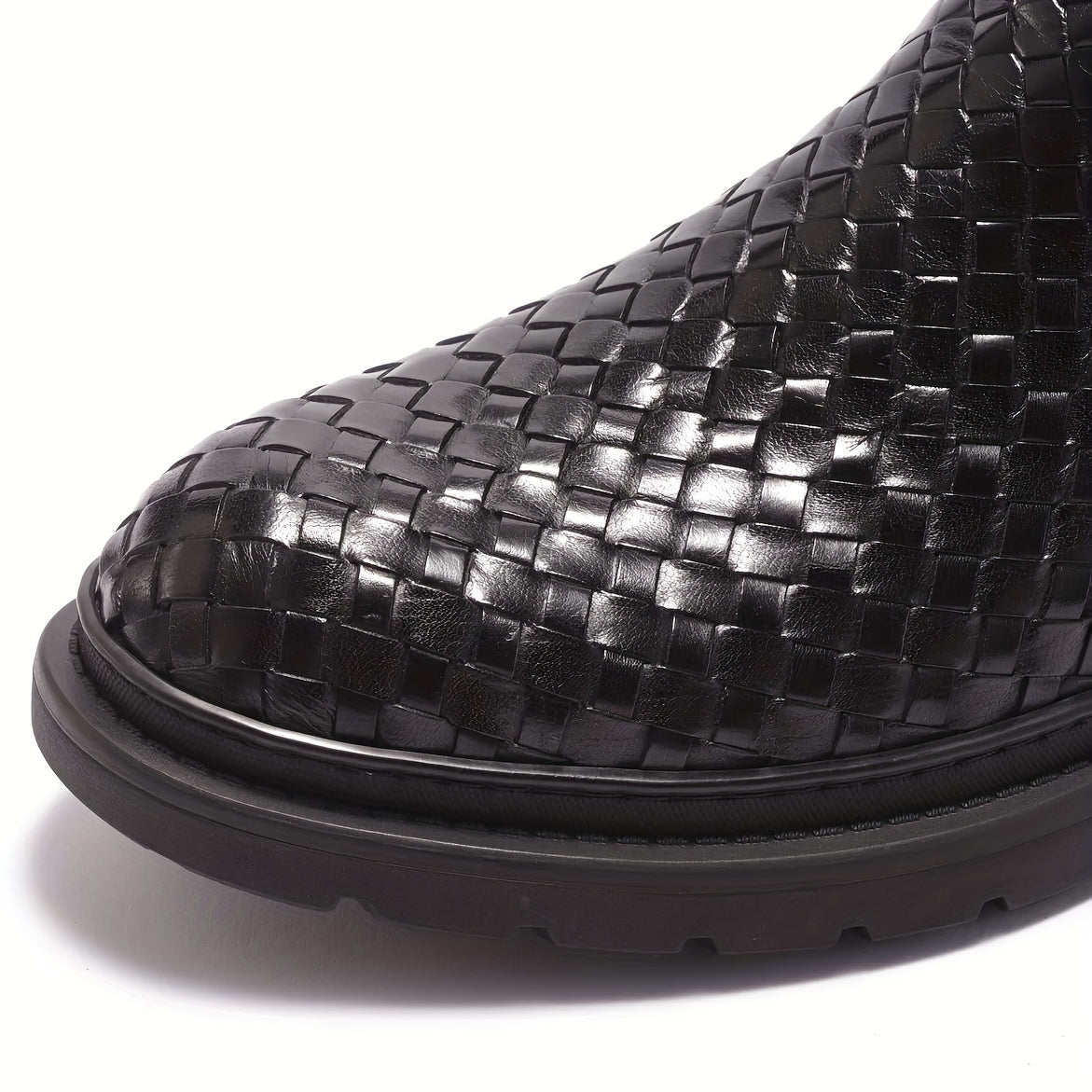 Men's Chelsea Boots Casual Mid Top Anti skid Slip On Boots
