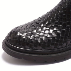 Men's Chelsea Boots Casual Mid Top Anti skid Slip On Boots