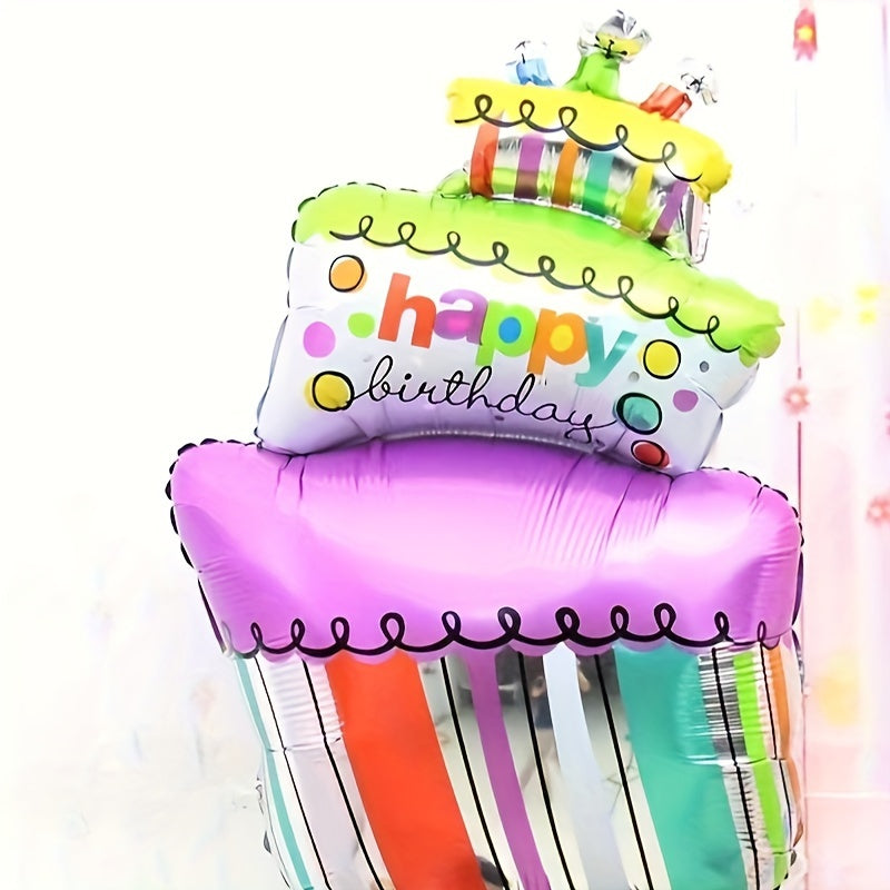 Three Layer Crooked Head Cake for Birthday Party