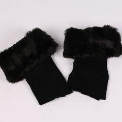 Winter Leg Topper Cuffs Plush Knit Boot Boot Pairs Socks