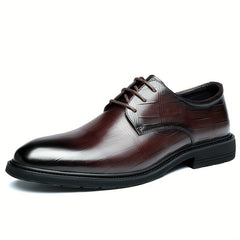 Men's Textured Derby Shoes Business Formal Wear