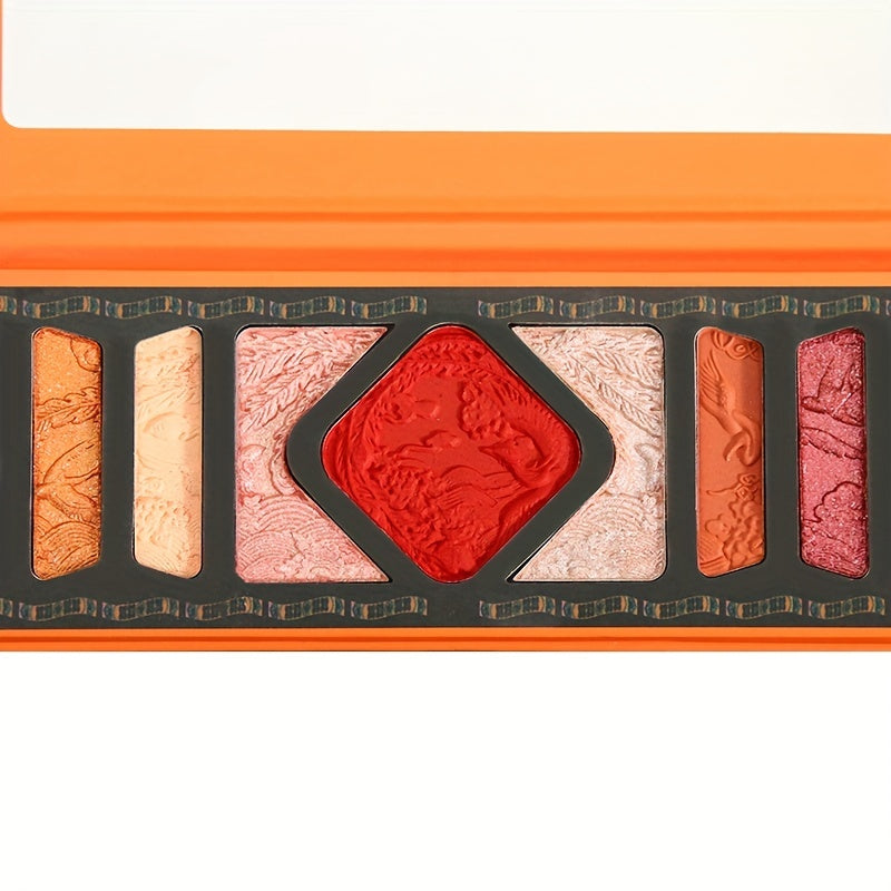 Colorful High Gloss Eyeshadow Palette - Pearly Shades