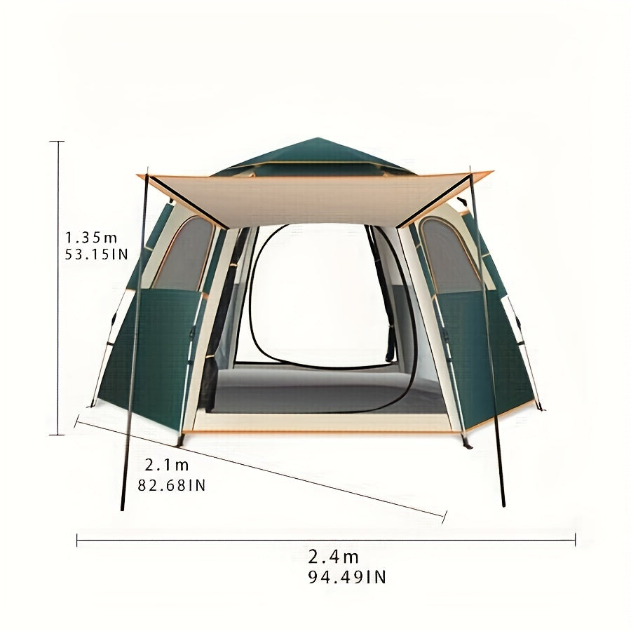Portable Folding Hexagonal Tent for Outdoor Camping