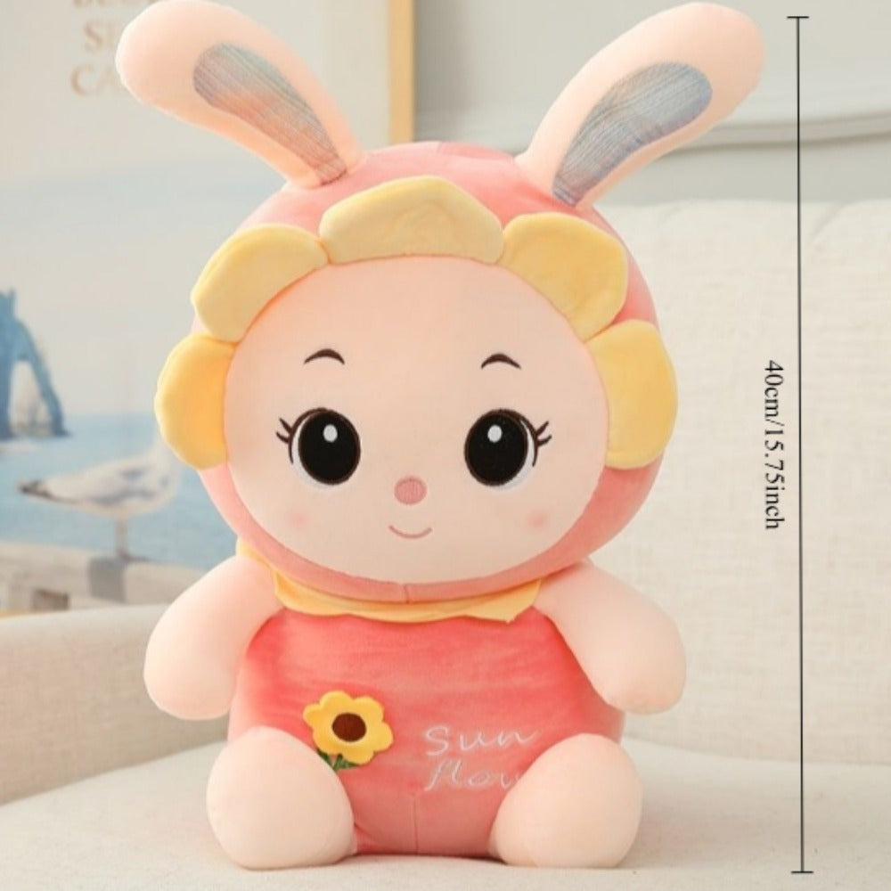 Adorable 40cm Hamster Plush Toy Year of The Rat Holding Sunflower Seeds