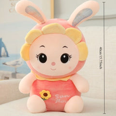 Adorable 40cm Hamster Plush Toy Year of The Rat Holding Sunflower Seeds