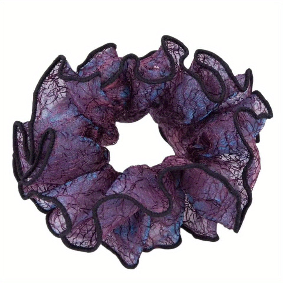 Solid Mesh Hair Rope Ponytail Holder Hair Accessories For Women Girls
