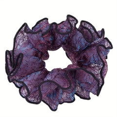 Solid Mesh Hair Rope Ponytail Holder Hair Accessories For Women Girls