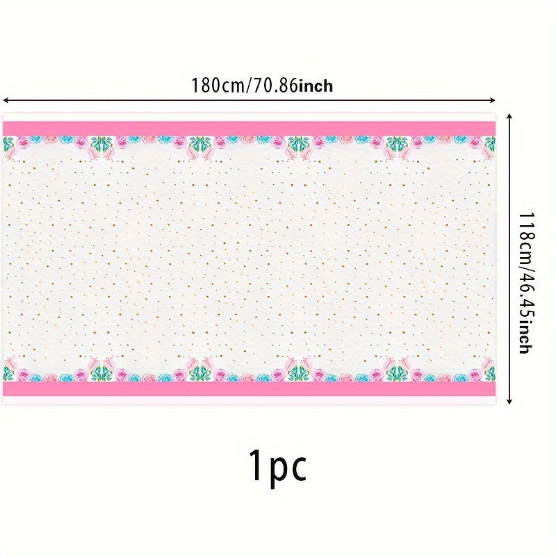 Unicorn Tablecloth for Birthday Party Decoration