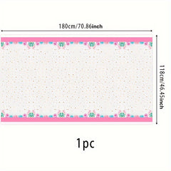 Unicorn Tablecloth for Birthday Party Decoration