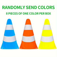 8pcs Training Cones for Football Basketball Agility Speed Training