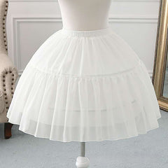 Women's Adjustable Crinoline Petticoat Sporty Polyester Hoop Skirt