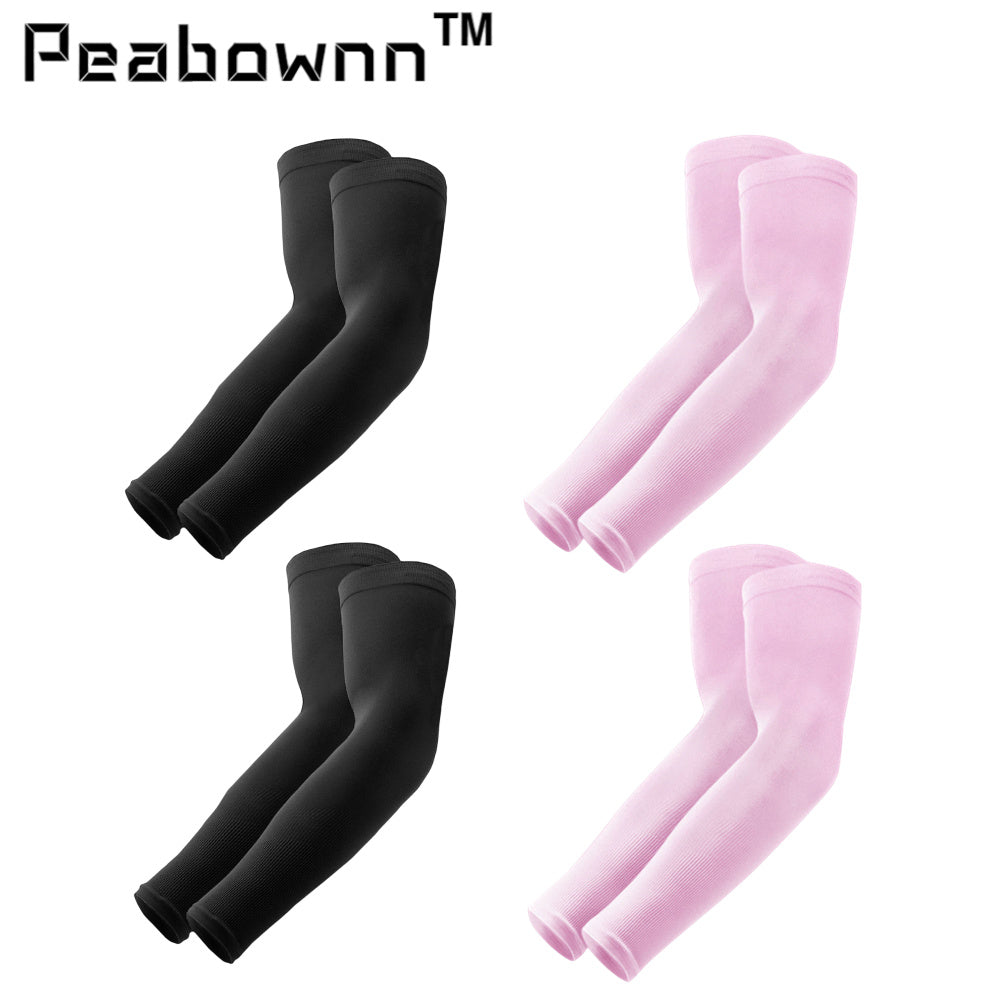 Compression Arm Sleeves Cooling UV Sun Protection Tattoo Cover Up Sports Sleeve