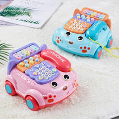 Baby Musical Phone Car Toy Early Education Simulation Seat Machine