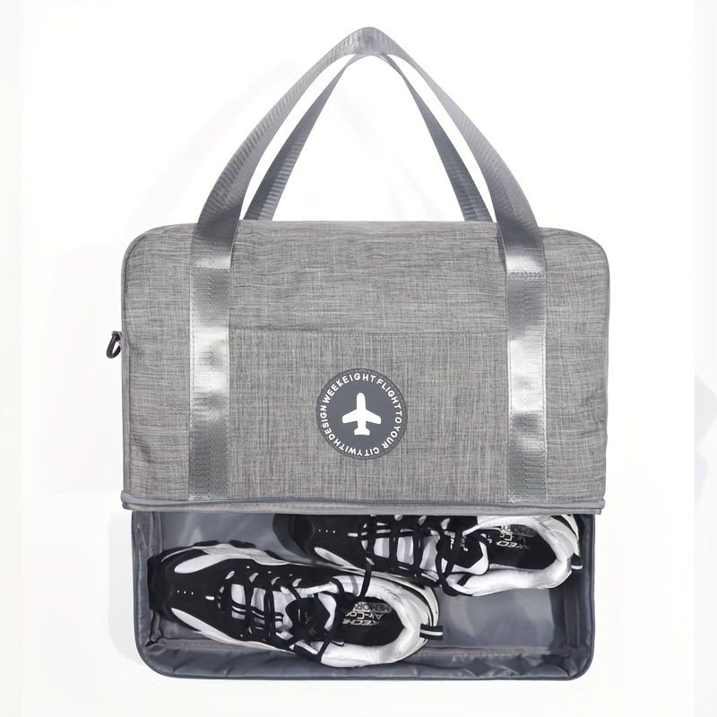 Travel Storage Bag Lightweight Duffle Bag Shoes Compartment