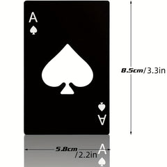 4pcs Stainless Steel Credit Card Size Bottle Opener